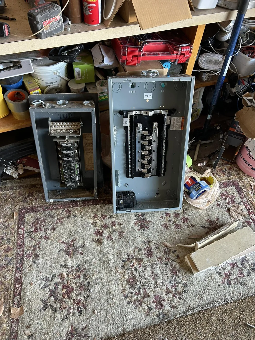 Service equipment replaced during a Salt Lake City meter upgrade Service equipment replaced during a Salt Lake City meter upgrade